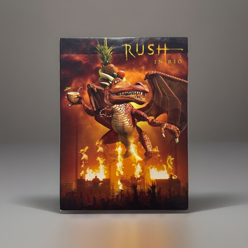 Rush : In Rio - Live Concert 2-Disc DVD Set 2003 Slipcase & Booklet
